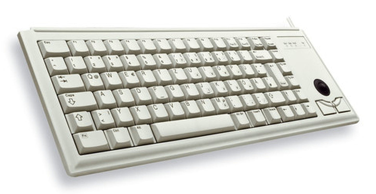 Cherry Slim Line COMPACT - KEYBOARD G84 - 4400 - Optisch - 84 Tasten QWERTY - Grau - Tastatur