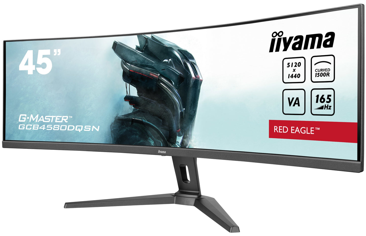 Iiyama GCB4580DQSN - B1 45 Curved VA 5K Gaming Monitor with - 113 cm - Monitor