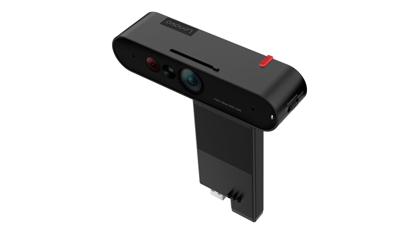 Lenovo ThinkVision MC60 - 1920 x 1080 Pixel - Full HD - 30 fps - 1080p - Sichtschutzblende - 90° - Webcam
