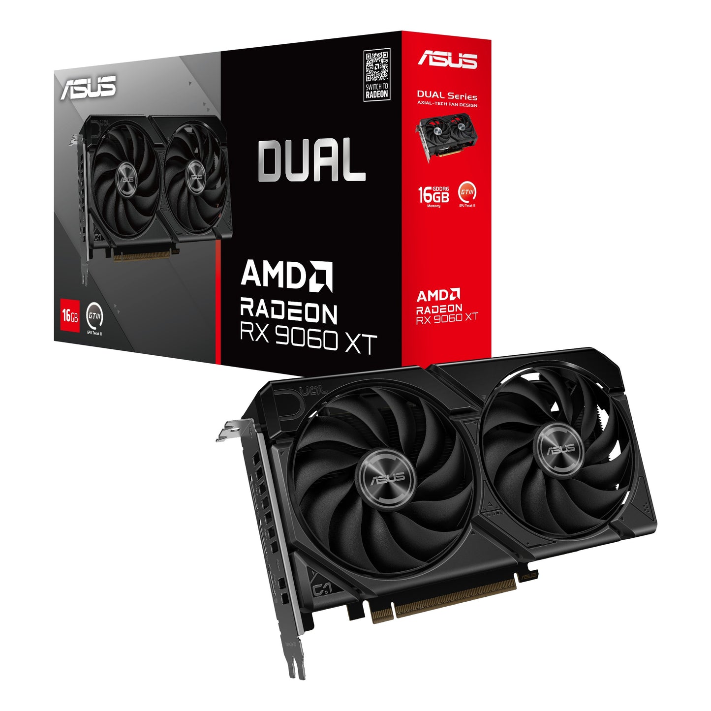 ASUS Dual Radeon Rx 9060 Xt Gddr6 - PCI - Grafikkarte