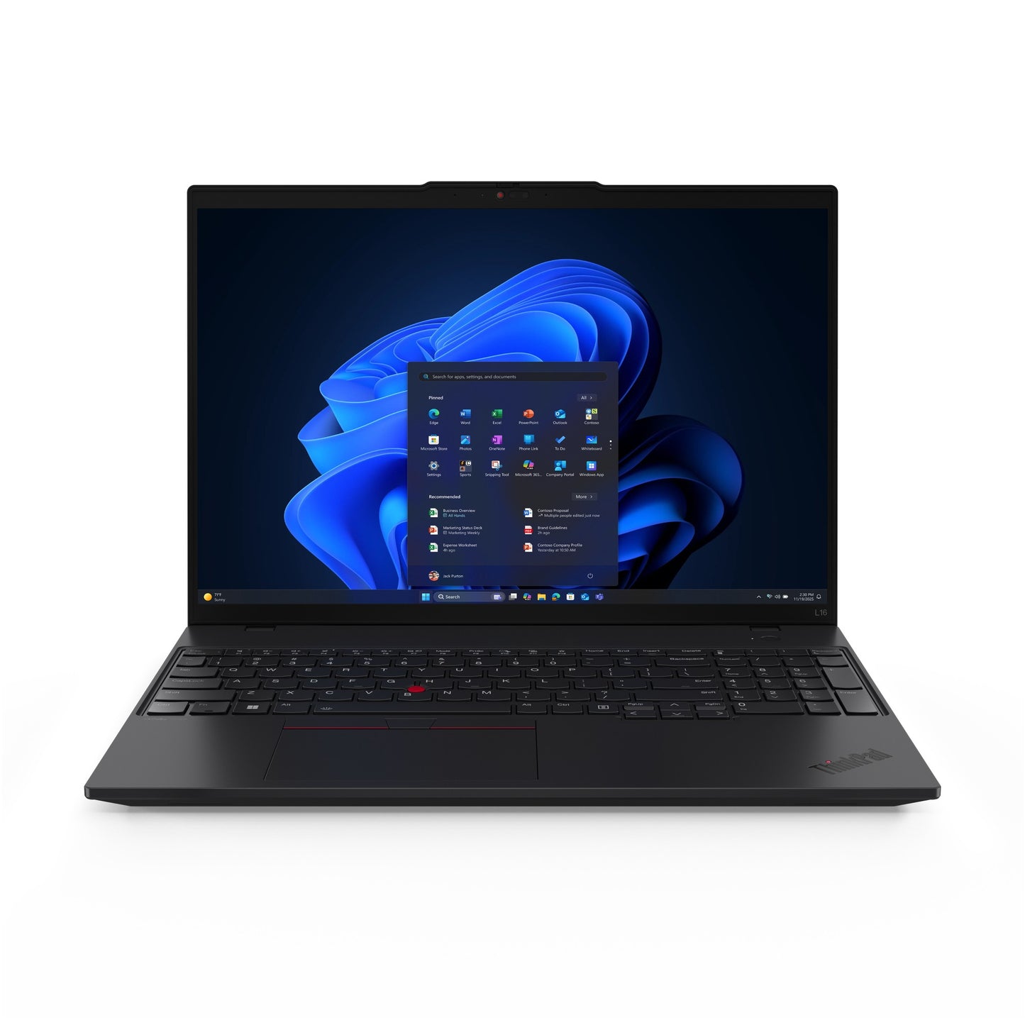 Lenovo ThinkPad L16 - 16" Notebook - Core Ultra 7 5,2 GHz 40,6 cm - Notebook