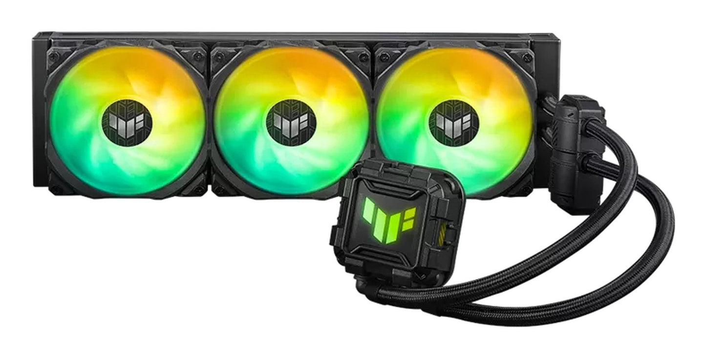 ASUS TUF GAMING LC II 360 ARGB - Flüssigkeitskühlung - 12 cm - 800 RPM - 2000 RPM - 113,8 m³/h - Schwarz - Kühler