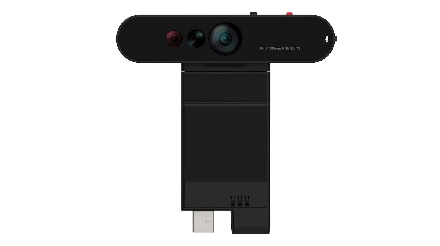 Lenovo ThinkVision MC60 (S) - 1920 x 1080 Pixel - Full HD - 30 fps - 1080p - M - JPEG - 65° - Webcam