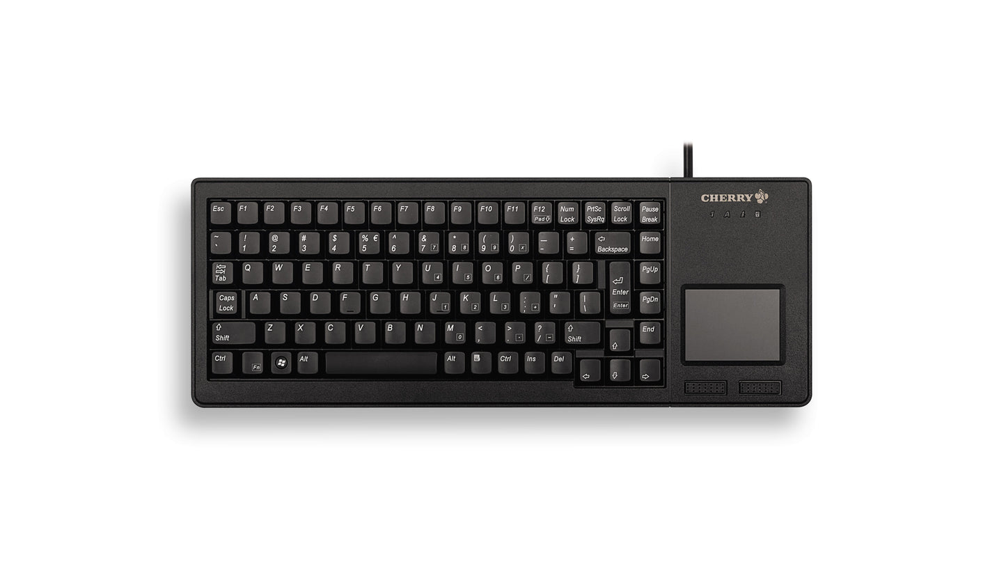 Cherry XS Touchpad G84 - 5500 - Volle Größe (100%) - Kabelgebunden - USB - Mechanischer Switch - QWERTY - Schwarz - Tastatur