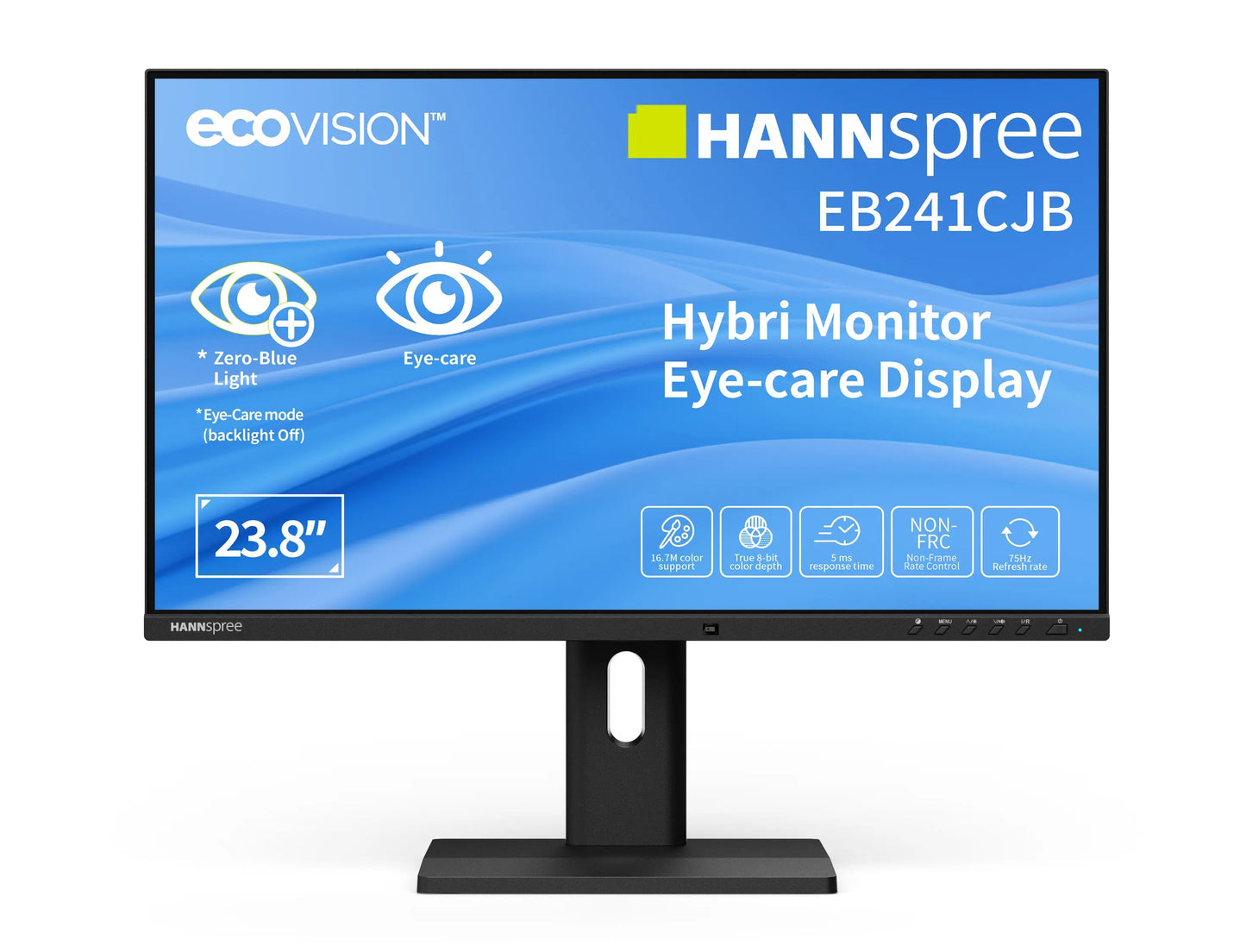 Hanns.G 23.8" Eb241Cjb 16 9 Hybri HDMI+DP+USB - 60,5 cm - Monitor
