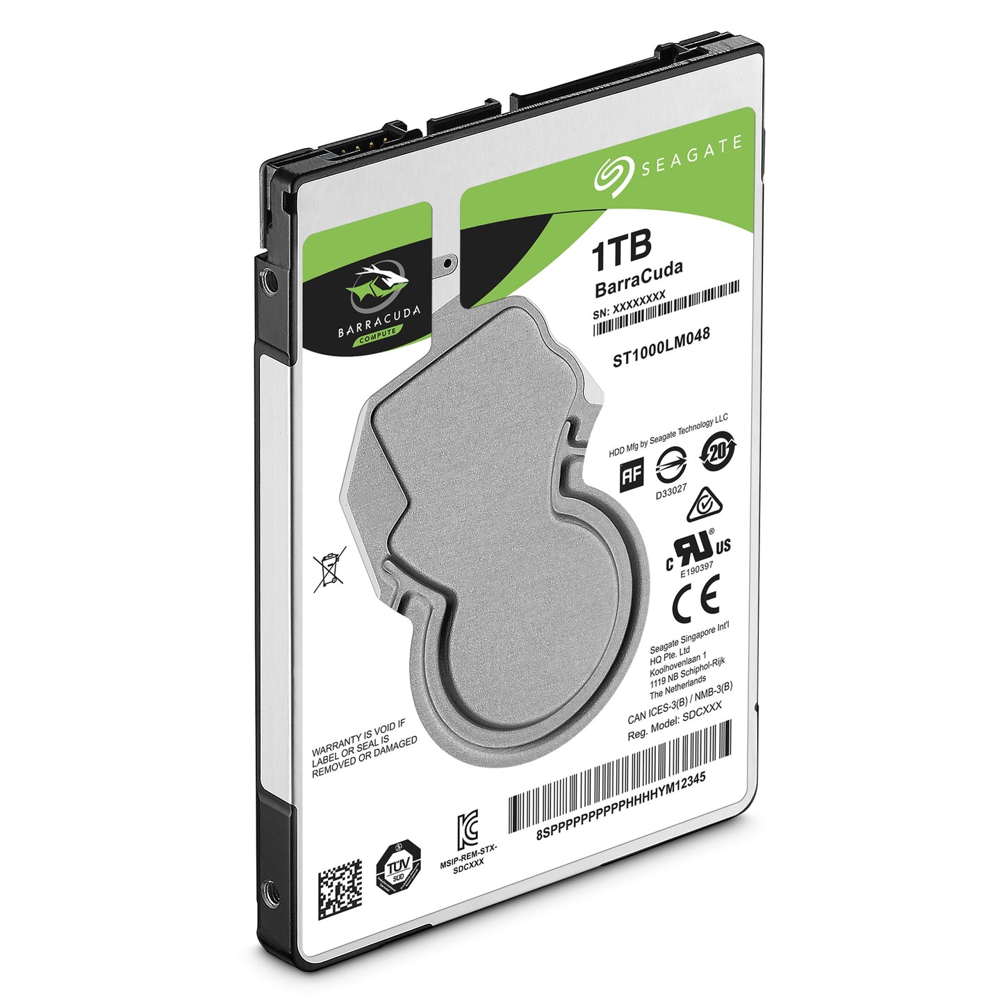 Seagate Barracuda Guardian ST1000LM048 2,5" SATA 1.000 GB - 5.400 rpm 5,6 ms - Intern USB 2.0 - Festplatte