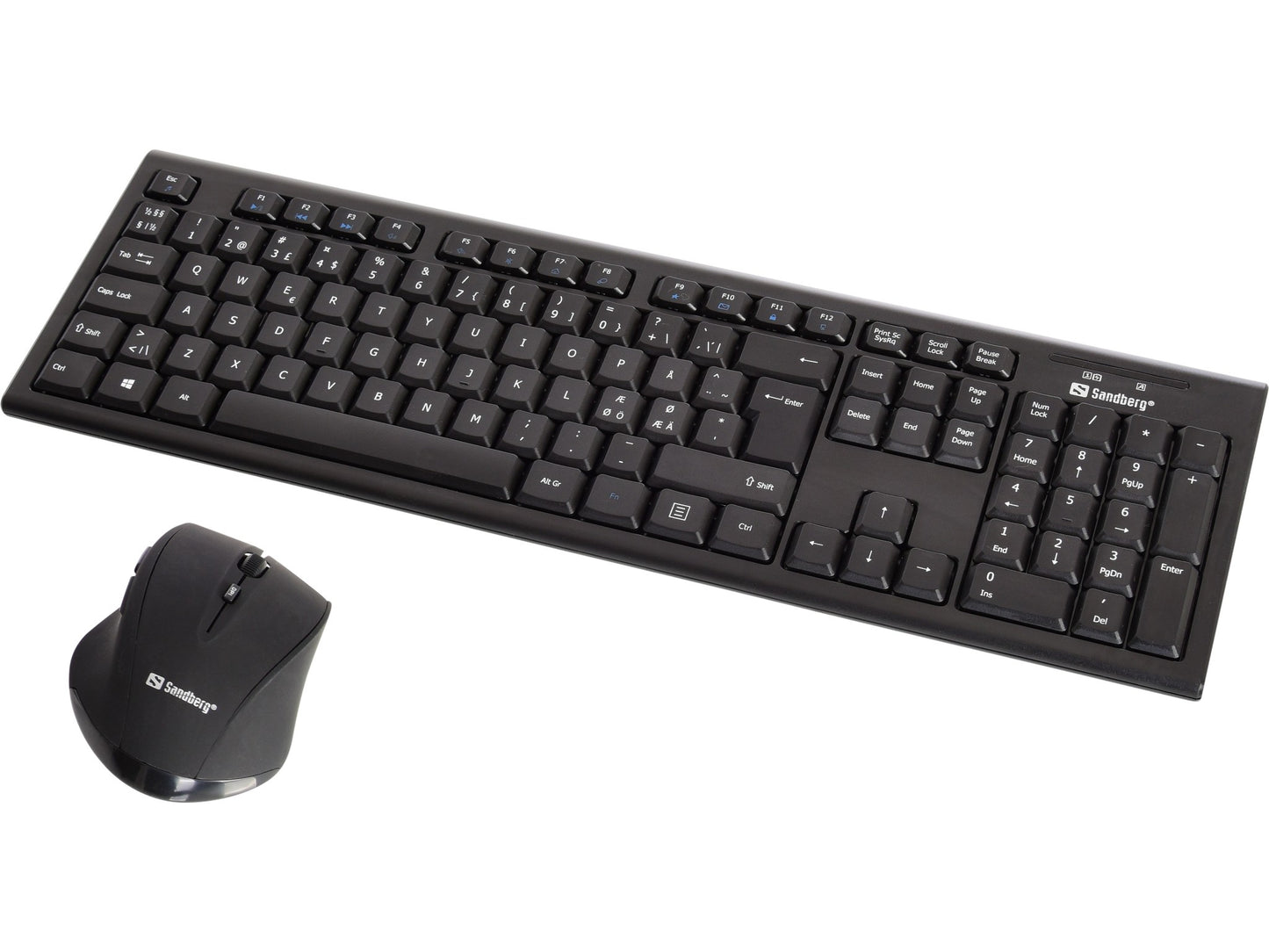 SANDBERG DesktopSet - und - Maus - Set - drahtlos - Tastatur