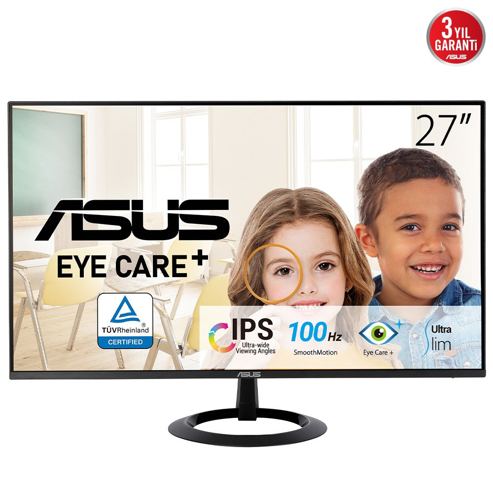 ASUS VZ27EHF - 68,6 cm (27") - 1920 x 1080 Pixel - Full HD - LCD - 1 ms - Schwarz - Monitor