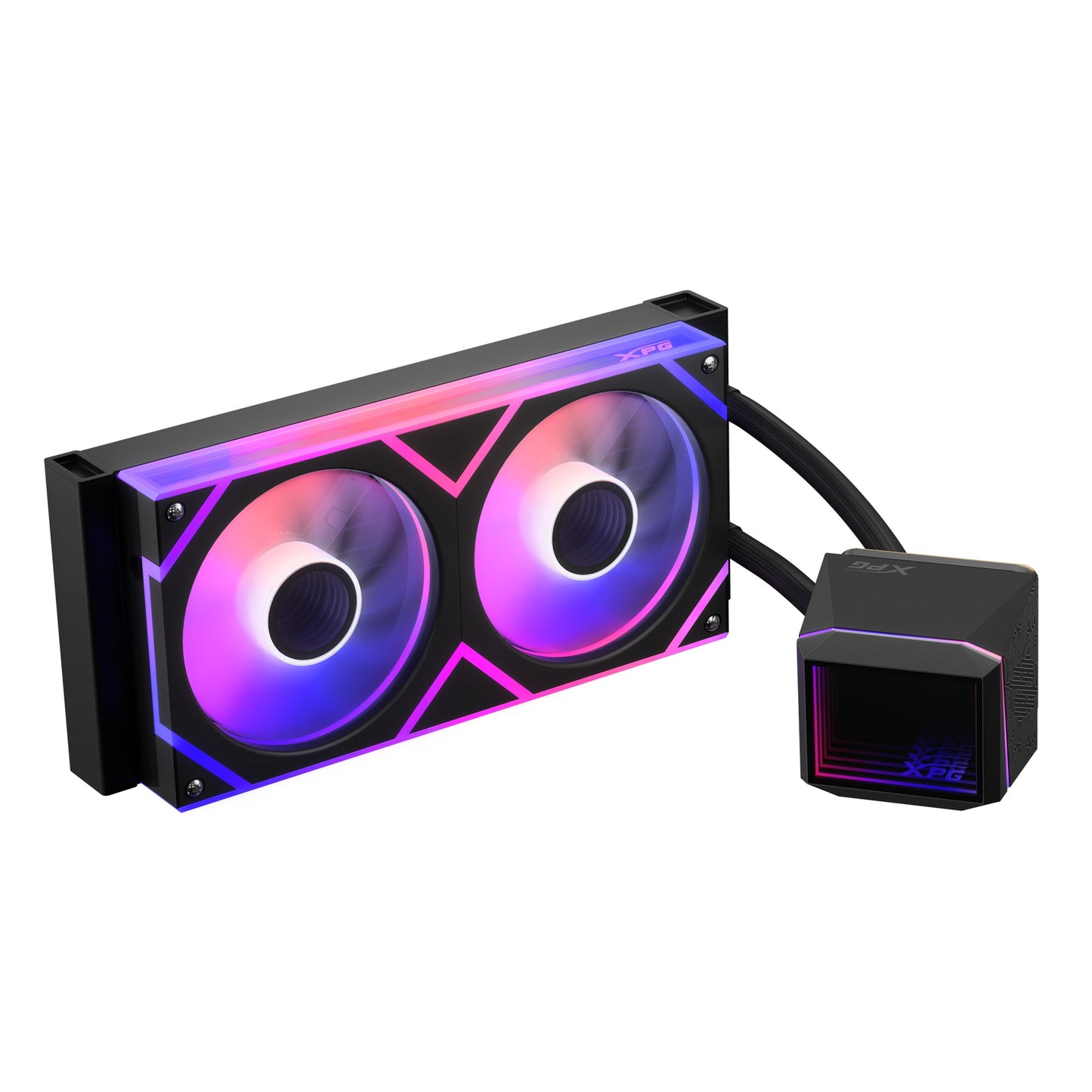 XPG WAK Levante II 240 2*120mm ARGB Fan schwarz - AMD Sockel AM4 (Ryzen) - AMD Sockel AM5 (Ryzen Zen4) - Kühler