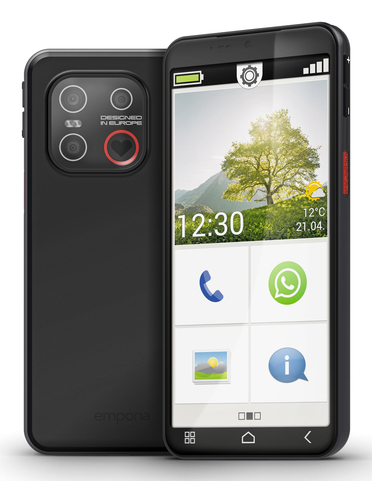 Emporia SMART.7 mini black - 128 GB - Mobiltelefon