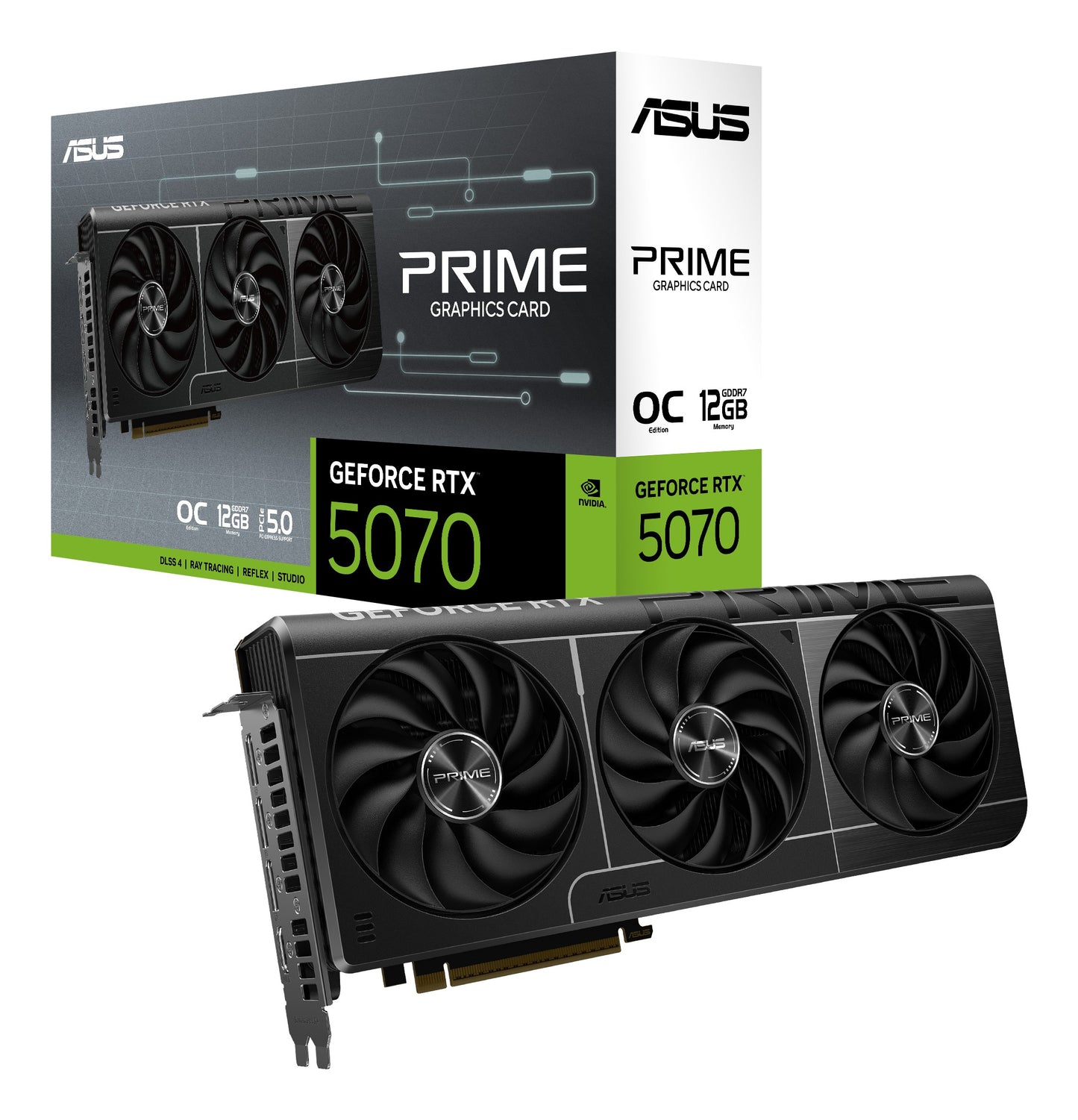 ASUS Prime GeForce RTX 5070 GDDR7 OC Edition - PCI - Grafikkarte