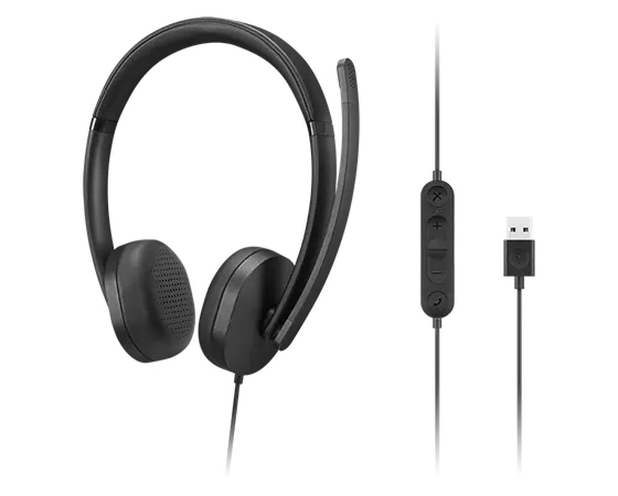 Lenovo Usb - A Wired Stereo Headset Gen 2 - Plug and Play - Headset