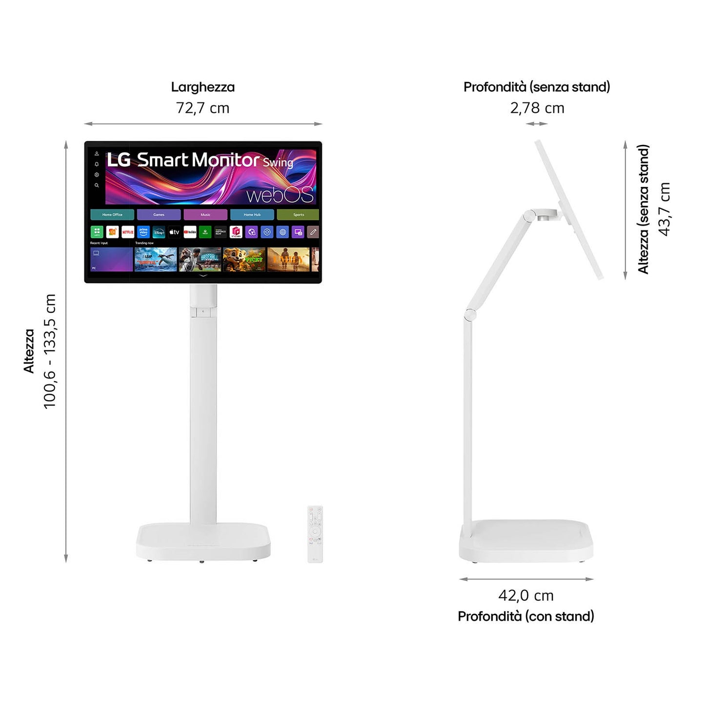 LG 32 32U889SA - W - 80 cm - Monitor