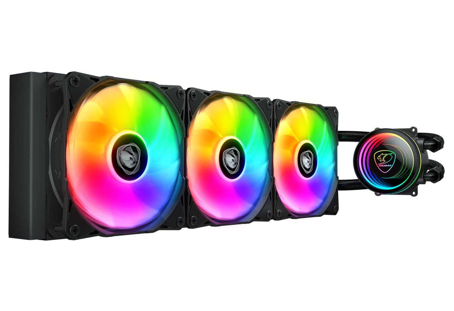 Cougar CPU Wasserkühlung Poseidon Elite 360 ARGB Schwarz - AMD Sockel AM3 (Ph. II/Ath. II) - AMD Sockel AM4 (Ryzen) - Kühler