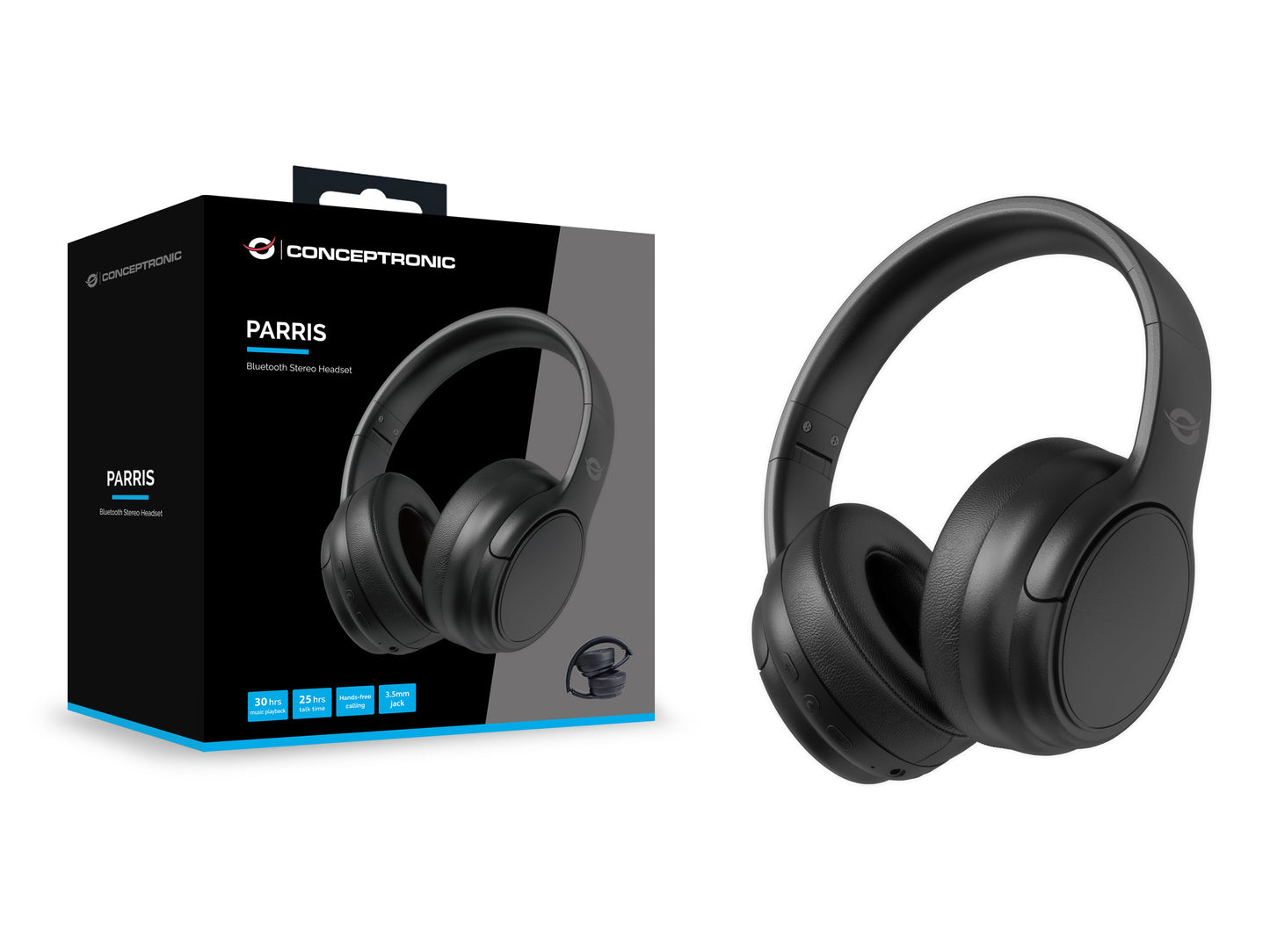 Conceptronic Bluetooth Stereo Headset - 20 KHz - Headset