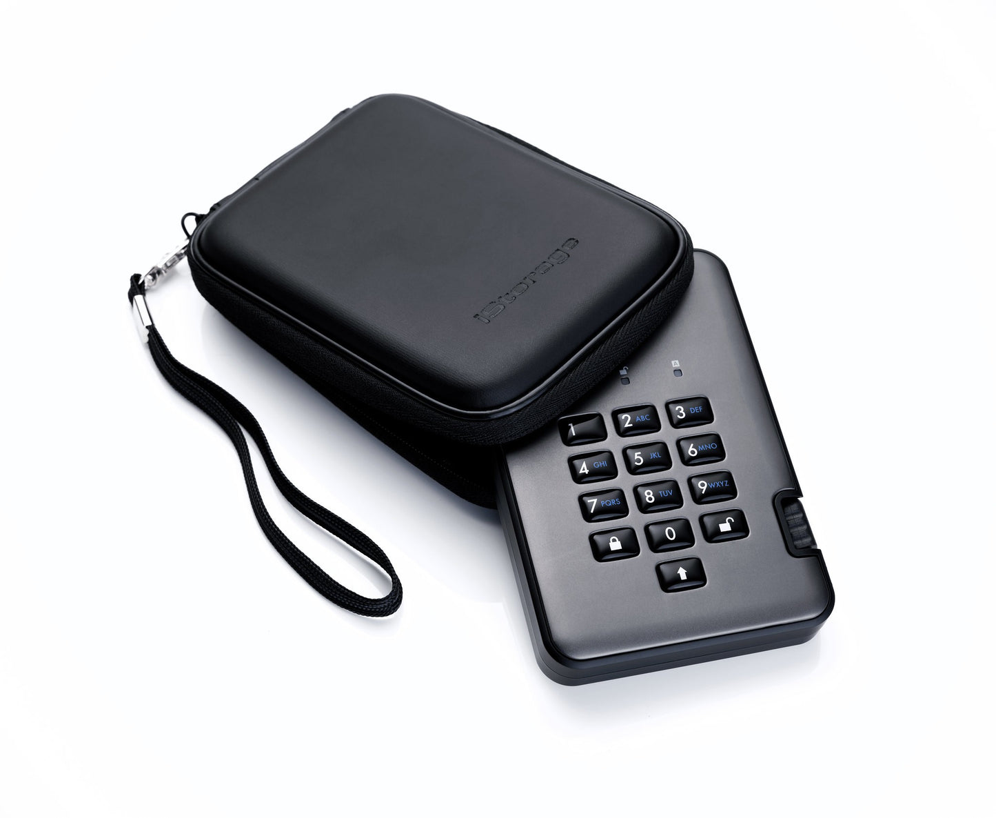iStorage diskAshur PRO2 256 - bit 5TB USB 3.2 secure encrypted hard drive IS - DAP2 - 256 - 5000 - C - G - 5 TB - 2.5" - 3.2 Gen 1 (3.1 Gen 1) - 5400 RPM - Schwarz - Festplatte