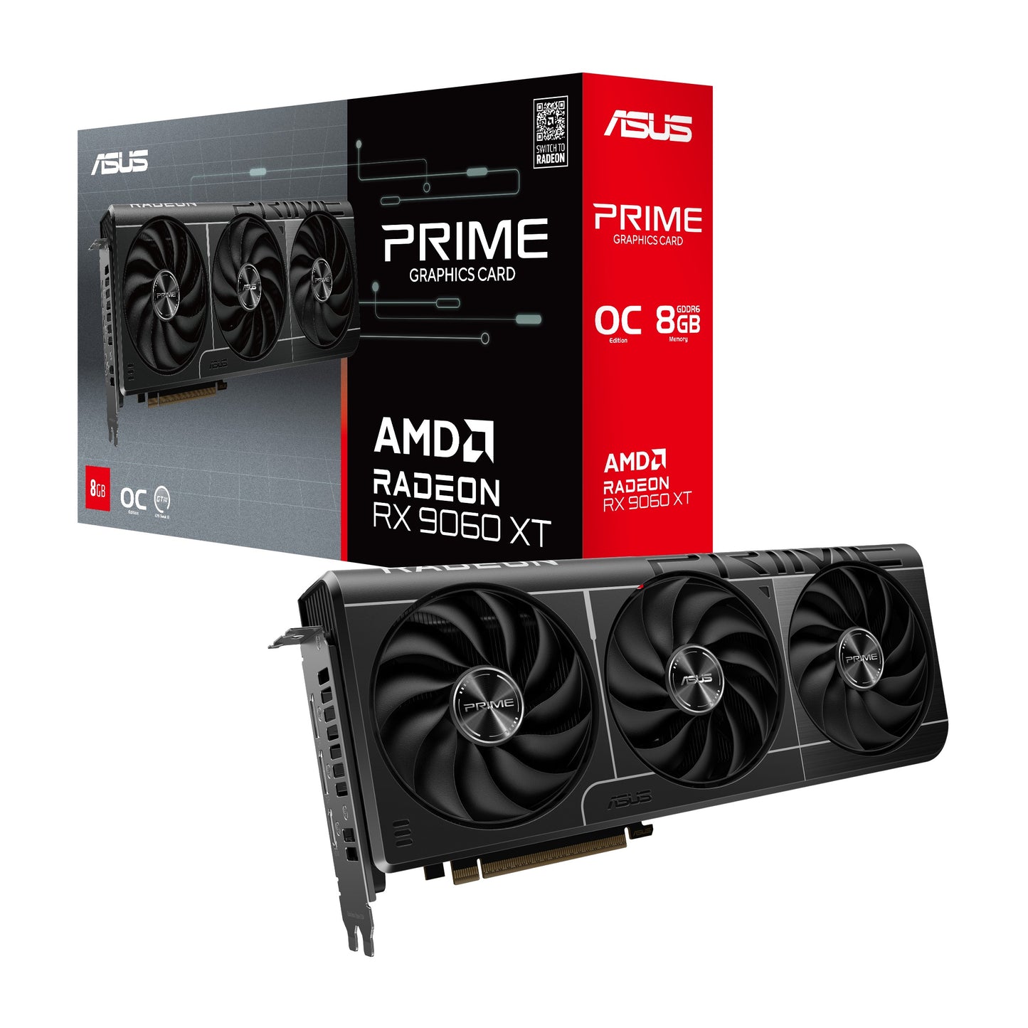 ASUS Prime Radeon Rx 9060 Xt Gddr6 - PCI - Grafikkarte