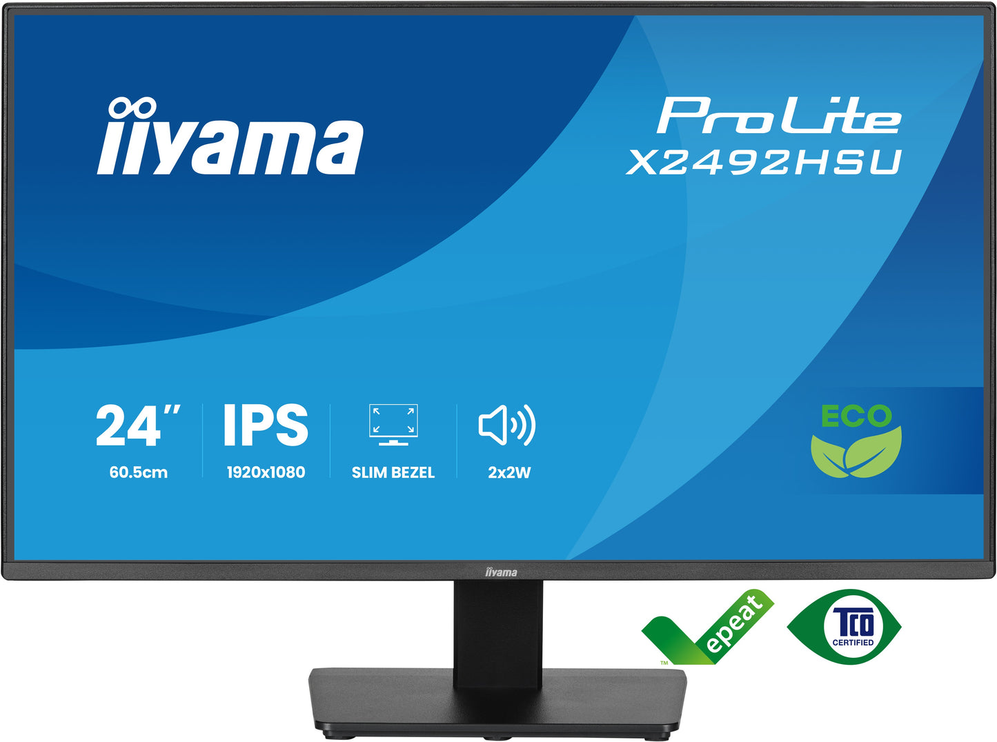 Iiyama ProLite X2492HSU - B1 24" - 61 cm - Monitor