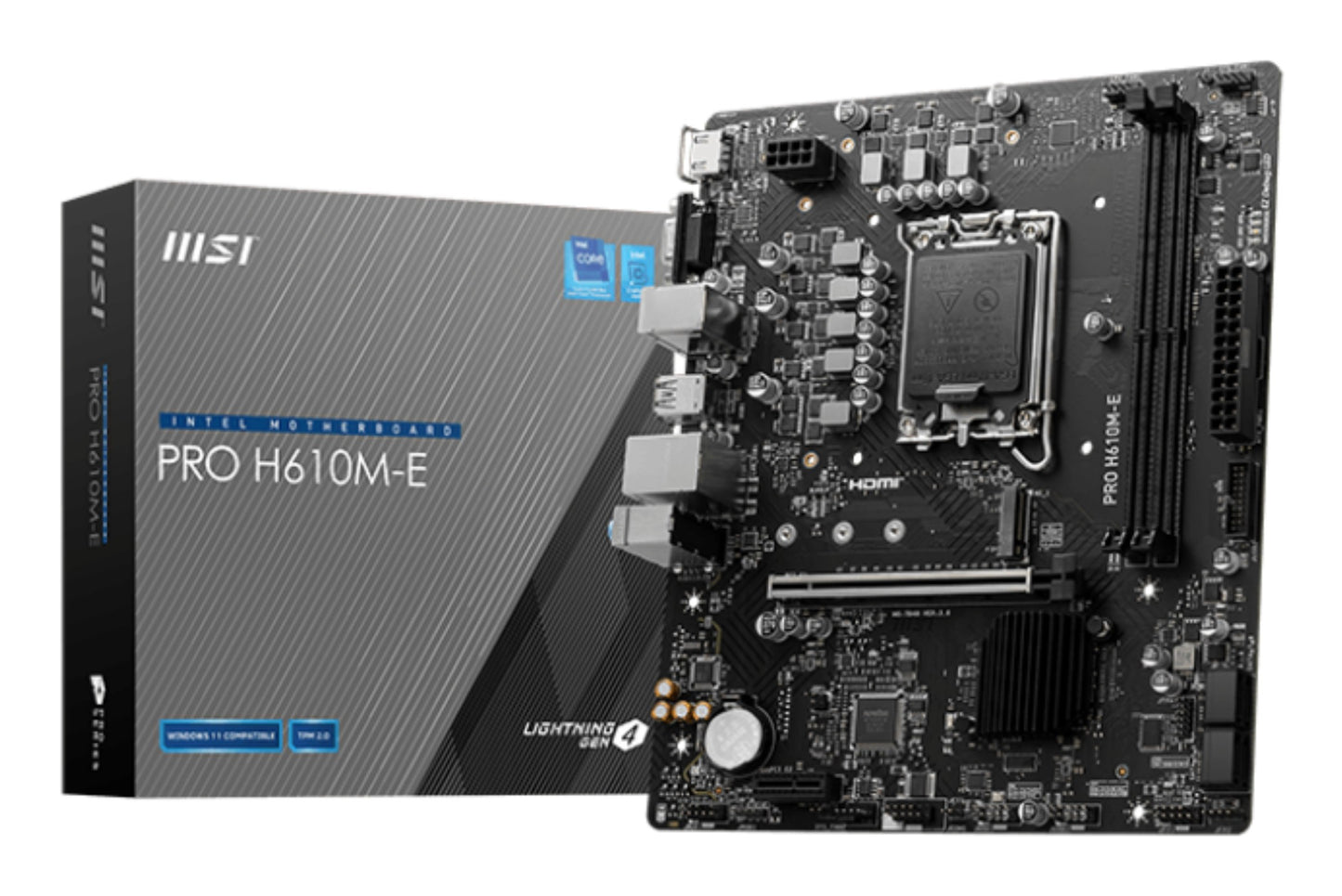 MSI PRO H610M - E - mATX - Mainboard