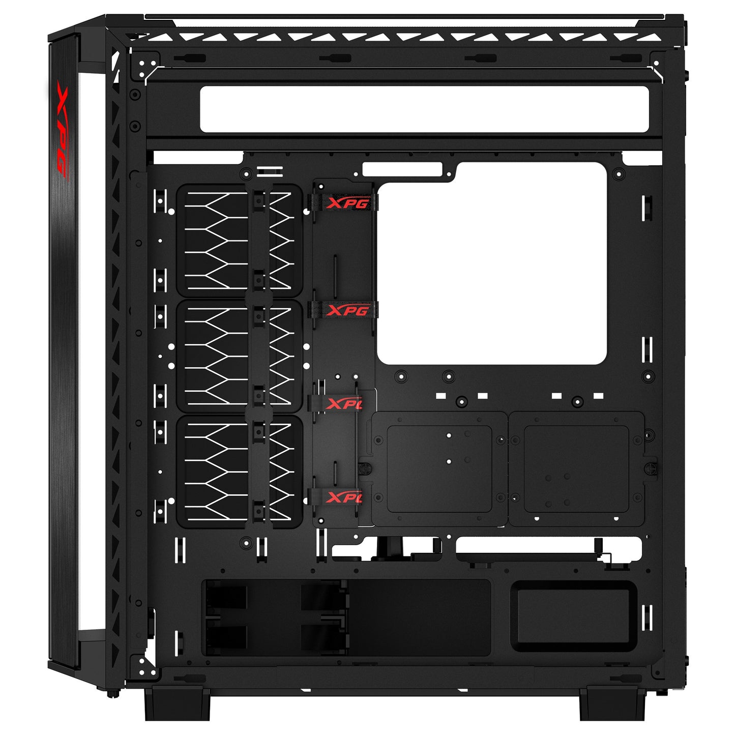 XPG Geh Battlecruiser II E - ATX Midi Tower schwarz retail - ATX - Gehäuse