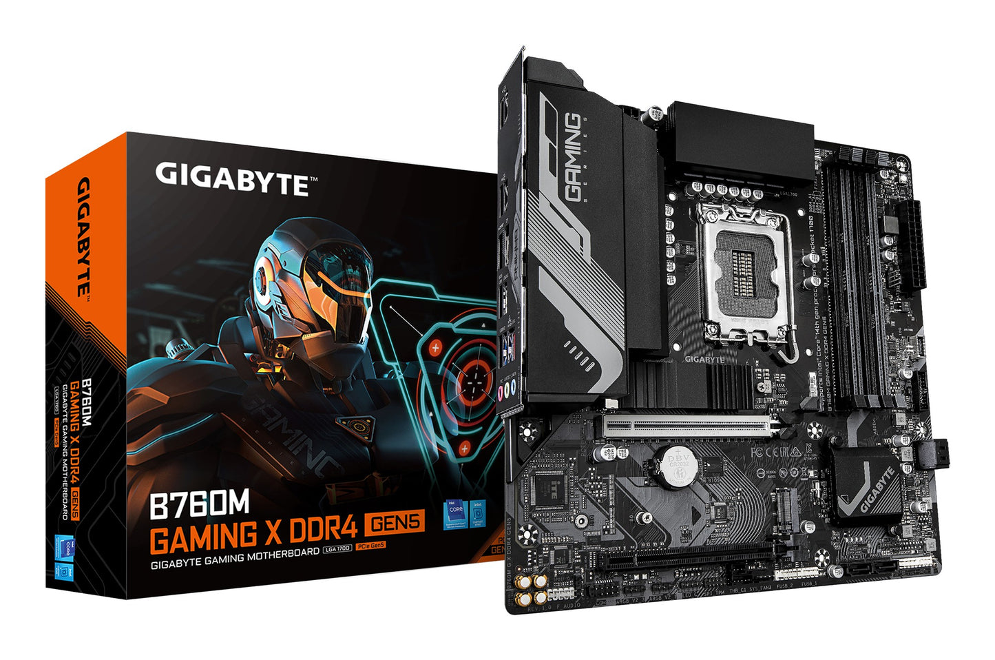 Gigabyte B760M Gaming X Ddr4 Gen5 Micro ATX LGA1700 sokkel Intel B760 - Mainboard