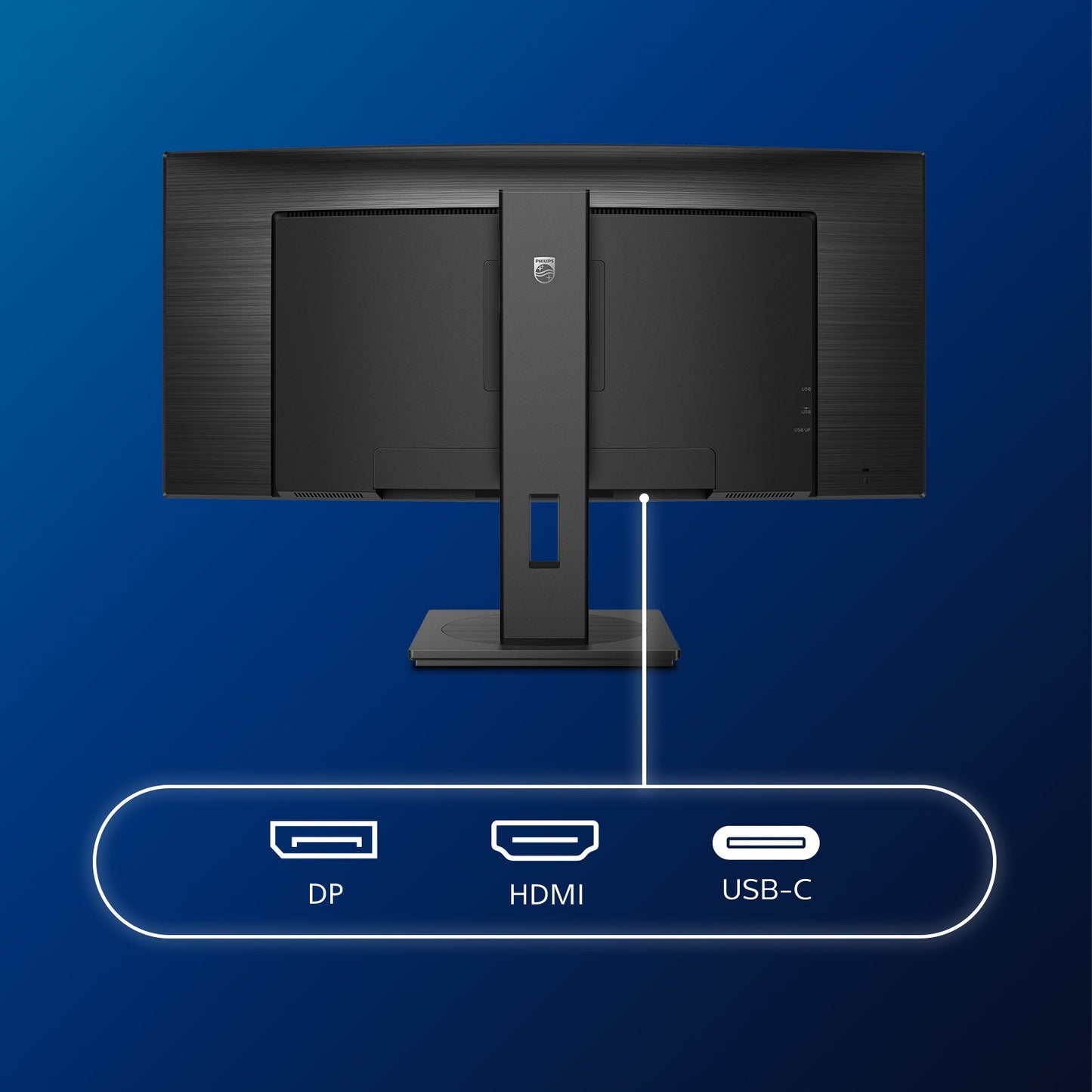 Philips B Line 346B1C/00 - 86,4 cm (34") - 3440 x 1440 Pixel - Quad HD - LCD - 4 ms - Schwarz - Monitor