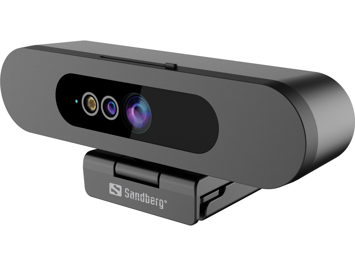 SANDBERG Face Scan Webcam - 2 MP - 1920 x 1080 Pixel - Full HD - 30 fps - 640x480@30fps - 1280x720@30fps - 1920x1080@30fps - 80° - Webcam