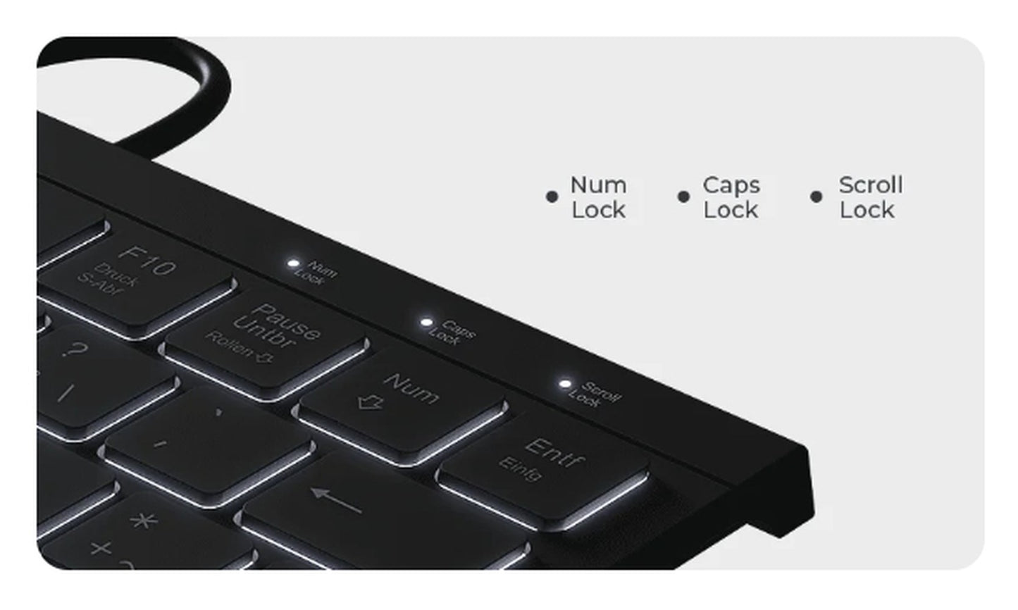 KeySonic KSK - 5011ELC - super - mini - Tastatur