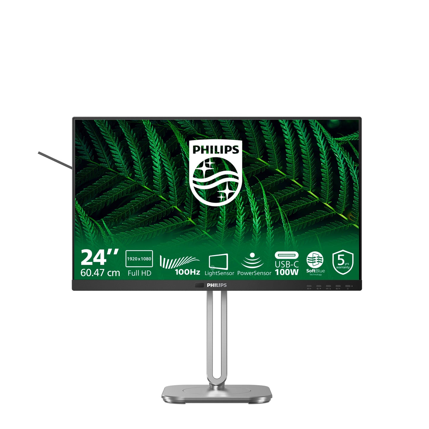Philips 24" 24B2G5301 FHD/DP/HDMI/VGA/USB - C/Speaker/IPS - 60,5 cm - Monitor