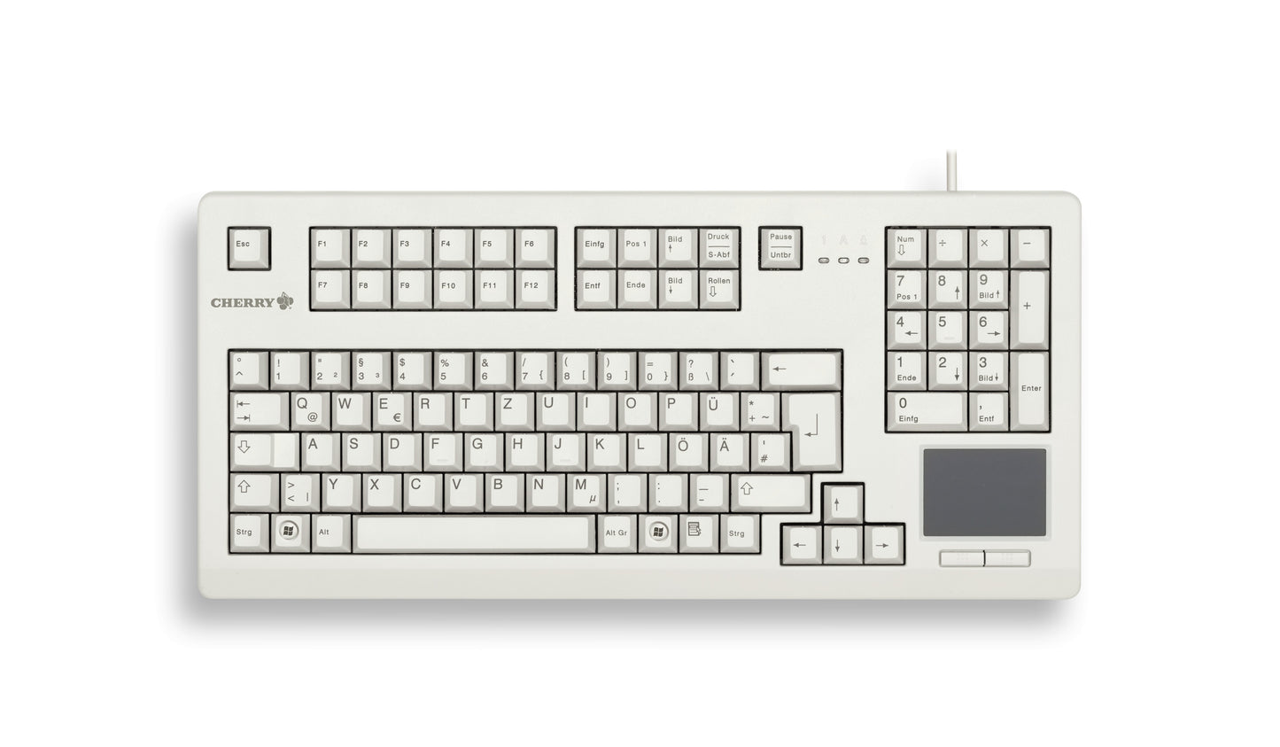 Cherry Advanced Performance Line TouchBoard G80 - 11900 - 1.000 dpi - 105 Tasten QWERTZ - Grau - Tastatur