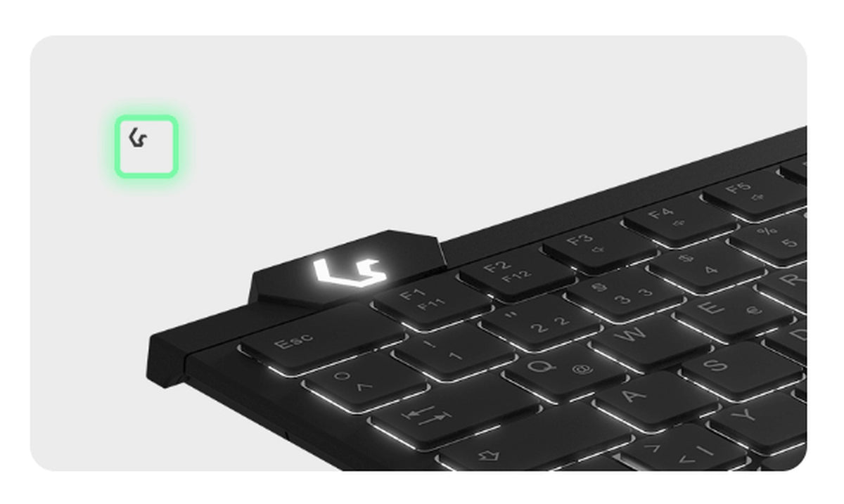 KeySonic KSK - 5210ELU (DE) Mini Tastatur - Touchpad - Hintergrundbeleuchtung - schwarz - Kabelgebunden - USB - Membran Key Switch - QWERTZ - LED - Schwarz - Tastatur