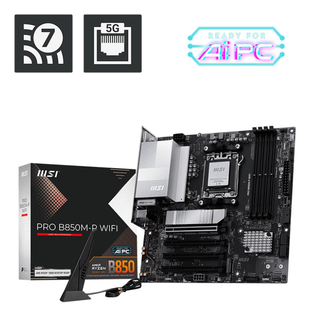 MSI PRO B850M - P WIFI - mATX - Mainboard