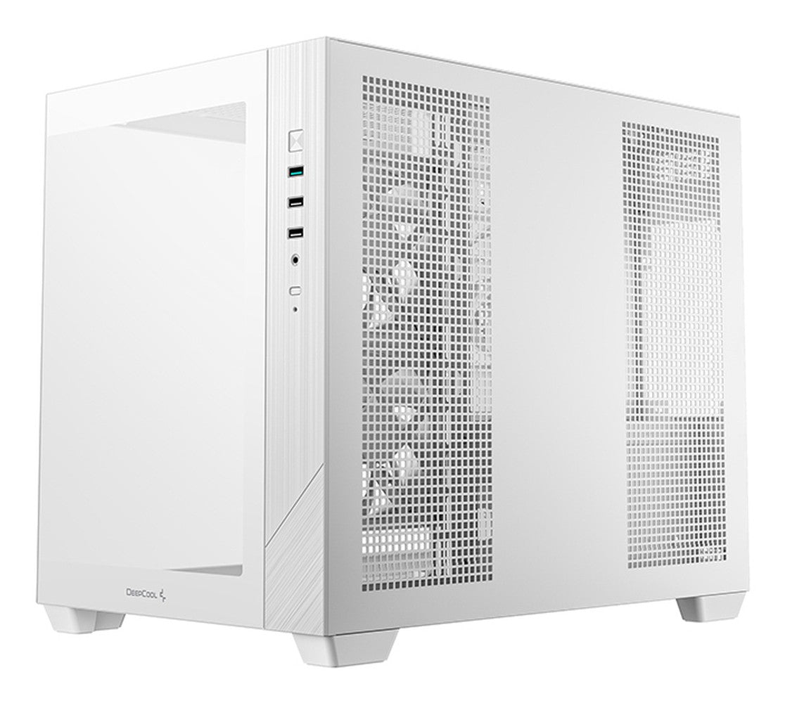 Deepcool CG330 3F WH Micro ATX Mini Tower White - ATX - Gehäuse