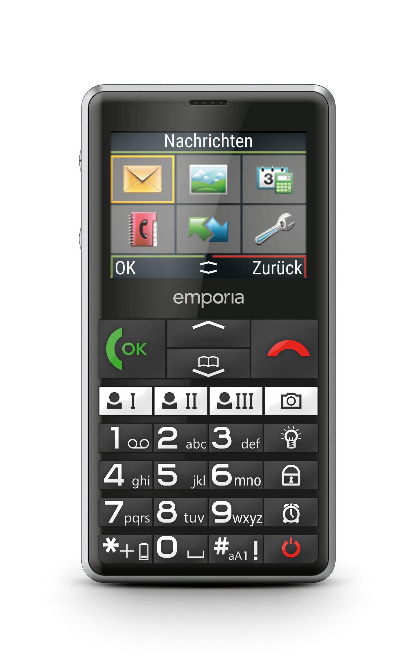 Emporia Pure LTE 2025 - black - 1.400 mAh - 5,87 cm - Mobiltelefon