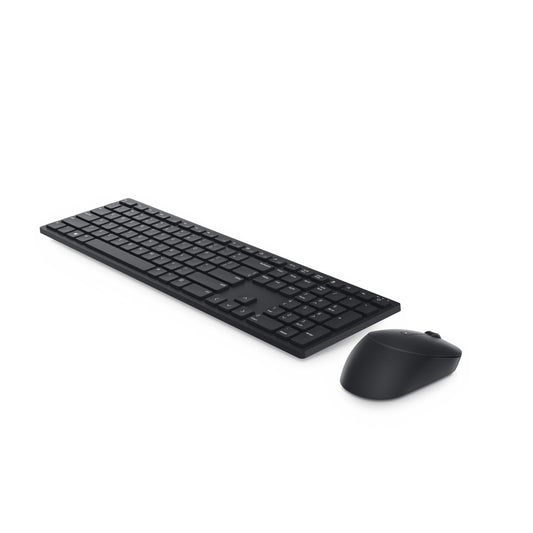 Dell Pro und - Maus – KM5221W - US international (QWERTY) - schwarz - (RTL BOX) - Volle Größe (100%) - Kabellos - RF Wireless - QWERTY - Schwarz - Maus enthalten - Tastatur