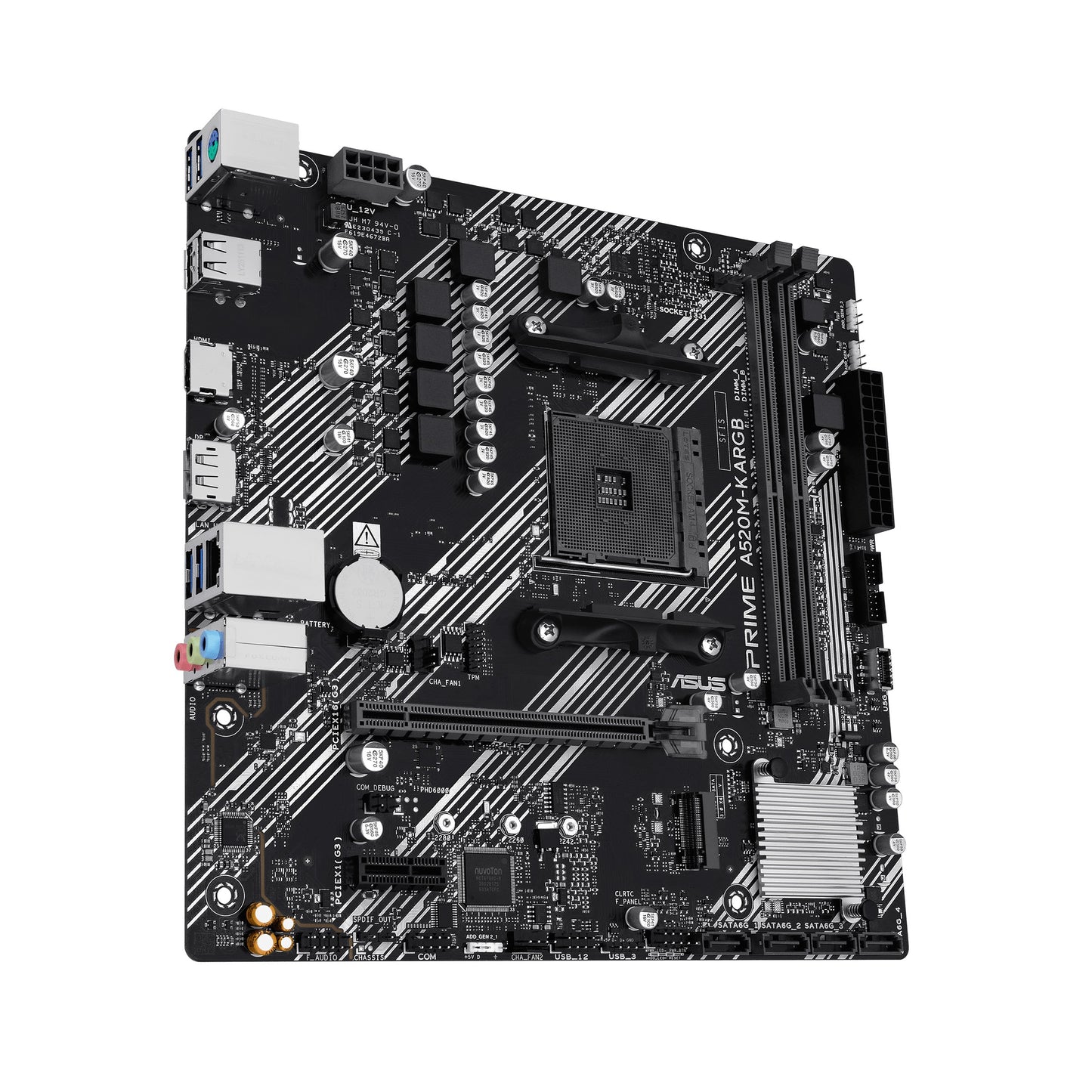 ASUS Prime A520M - K Argb Am4 - AMD Sockel AM4 (Ryzen) - Micro/Mini/Flex - ATX - Mainboard