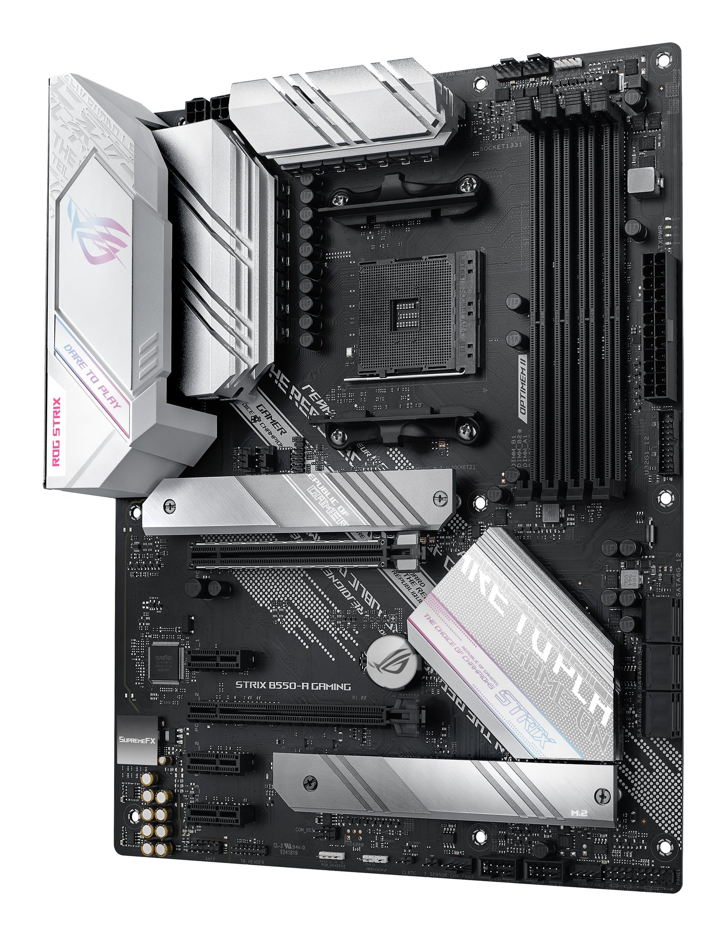 ASUS ROG STRIX B550 - A GAMING - AMD - Sockel AM4 - AMD Ryzen™ 3 - DDR4 - SDRAM - 128 GB - DIMM - Mainboard
