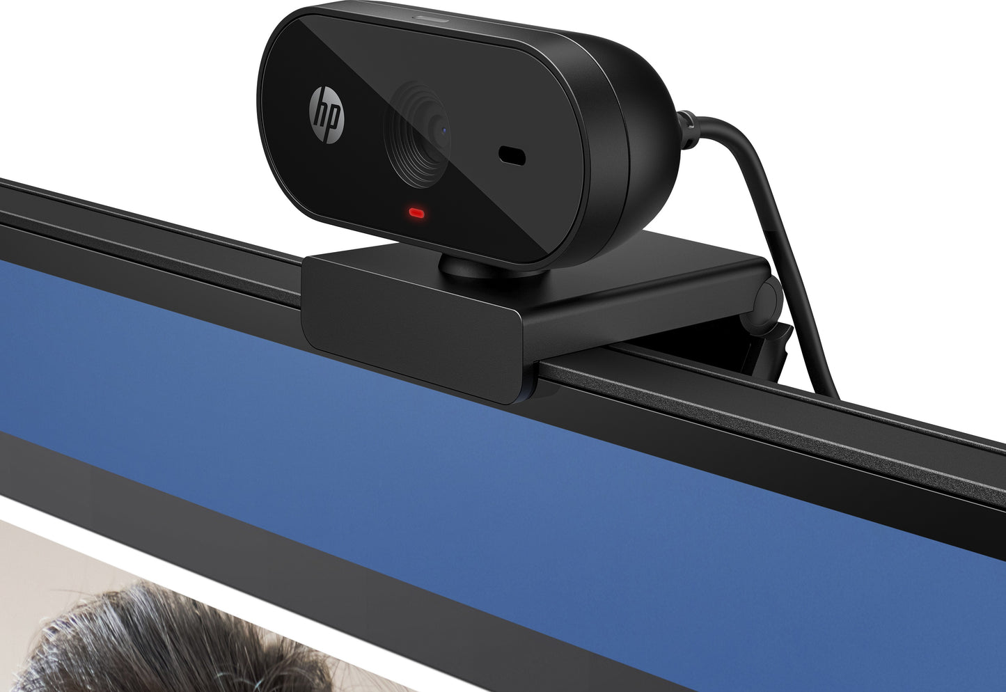 HP 320 FHD - 1920 x 1080 Pixel - Full HD - 30 fps - Haus - USB - Schwarz - Webcam