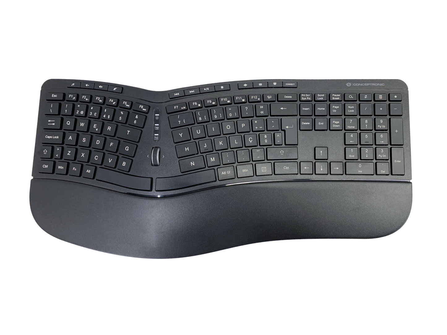 Conceptronic ORAZIO02PT - Volle Größe (100%) - Kabellos - RF Wireless - QWERTY - Schwarz - Maus enthalten - Tastatur