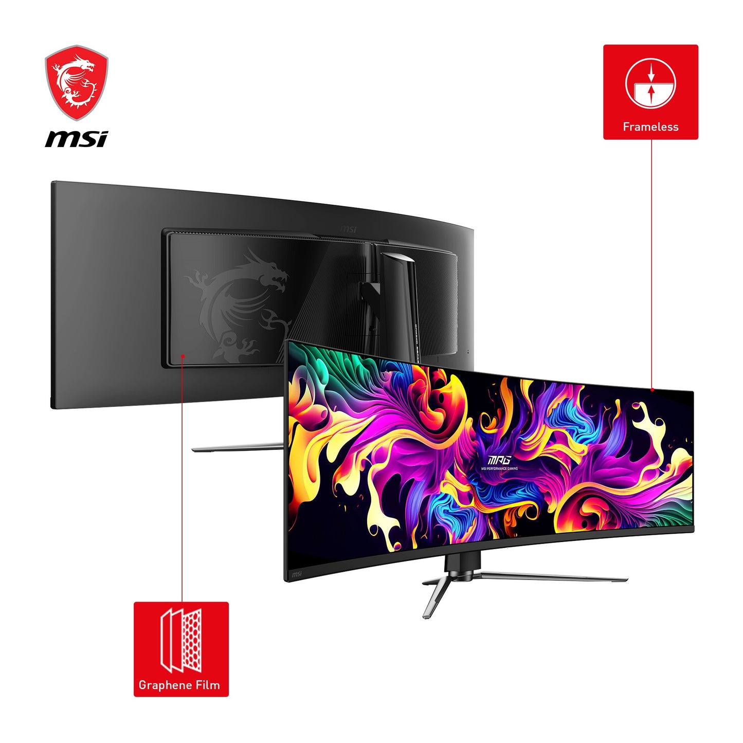 MSI MPG 491CQPDE QD - OLED Gaming - 124,5 cm - Monitor