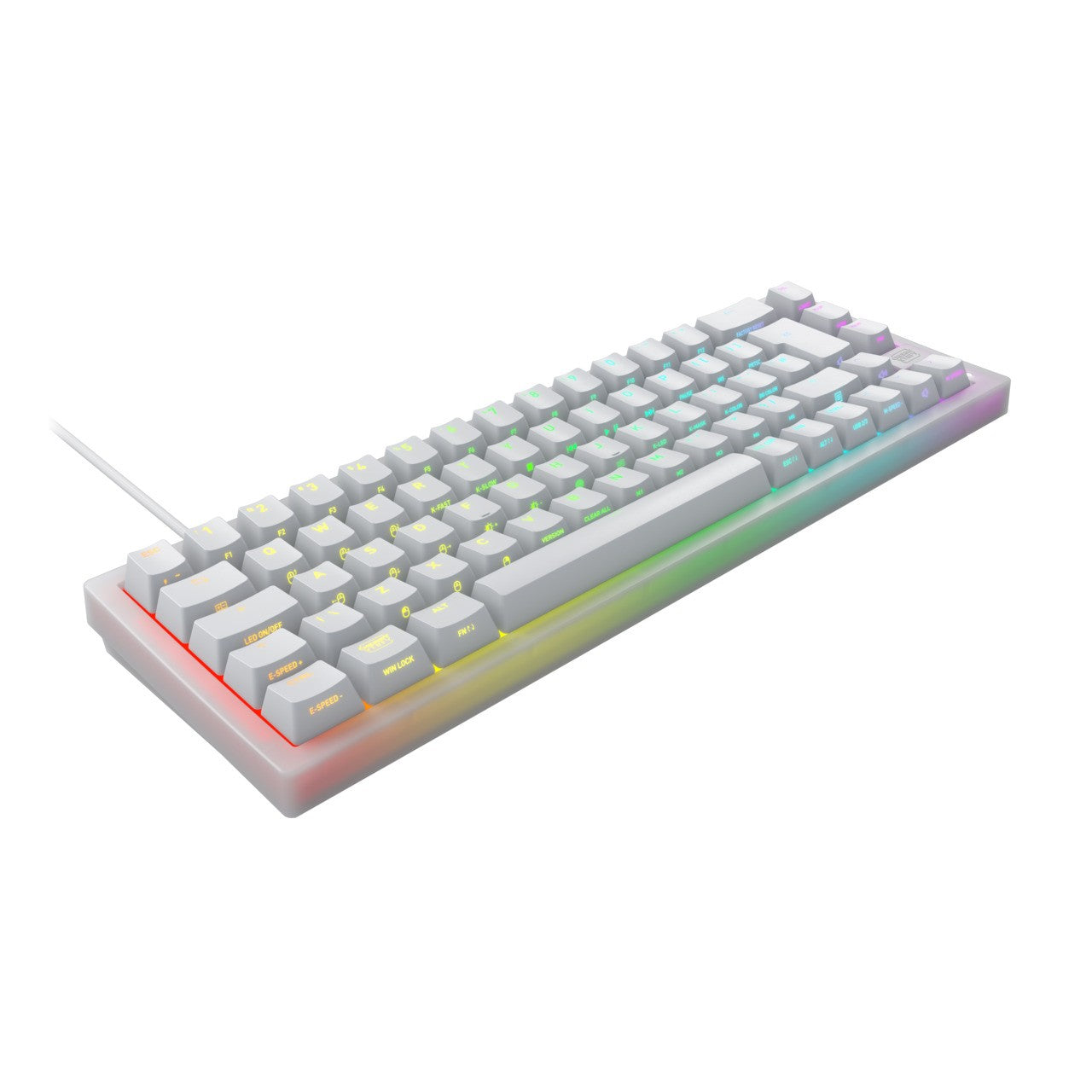 Cherry Xtrfy TAS K5V2 Corded DE - Layout weiß MX Red - QWERTZ - Tastatur