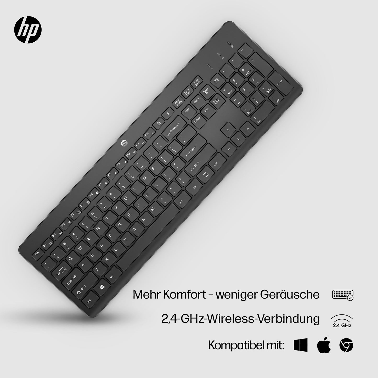 HP 230 - kabellos - QWERTZ - Tastatur