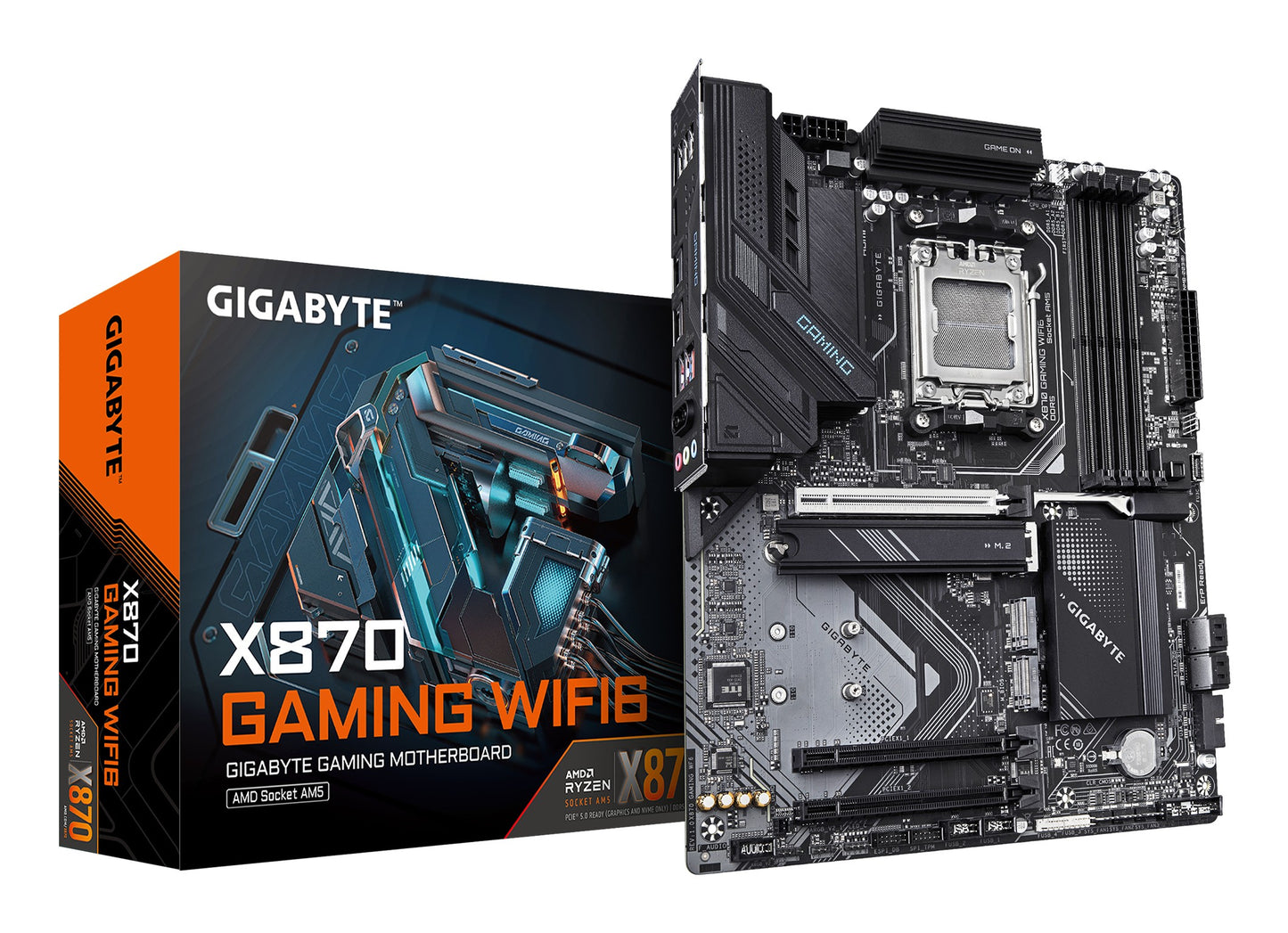 Gigabyte X870 Gaming WIFI6 - AM5 - ATX - AMD Sockel AM5 (Ryzen Zen4) - Mainboard