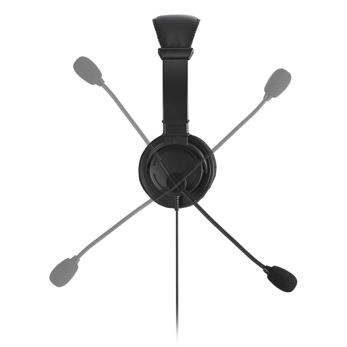Kensington Classic USB - C Headset mit Mikrofon - Kabelgebunden - Anrufe/Musik - Schwarz - Kopfhörer