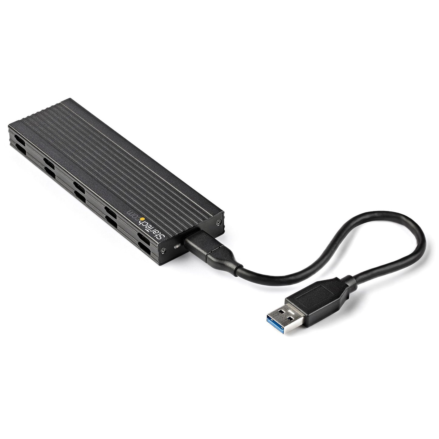 StarTech.com NVMe SSD Gehäuse - USB - C 10 Gbit/s auf M.2 NVMe oder M.2 SATA SSD - Externes M.2 PCIe/SATA NGFF SSD Aluminiumgehäuse - USB Type - C & USB - A Hostkabel - Unterstützt 2230/2242/2260/2280 - SSD - M.2 - M.2 - 10 Gbit/s - USB Anschlus - Gehäuse