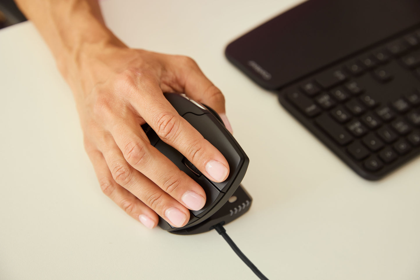 Contour Unimouse - Vertikale Maus - ergonomisch - 4.000 dpi - Maus