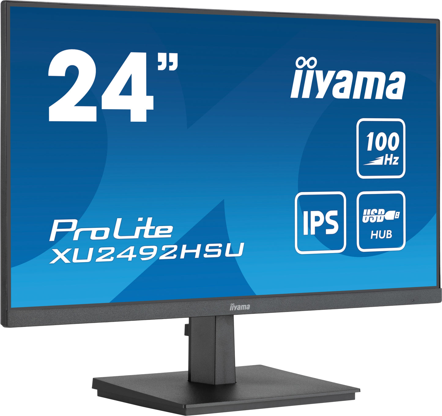 Iiyama ProLite XU2492HSU - B6 - 60,5 cm (23.8") - 1920 x 1080 Pixel - Full HD - LED - Schwarz - Monitor
