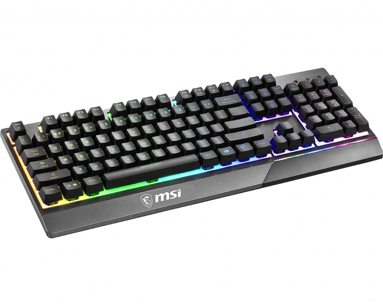 MSI Vigor GK30 - Kabelgebunden - USB - Mechanischer Switch - QWERTZ - RGB - LED - Schwarz - Tastatur