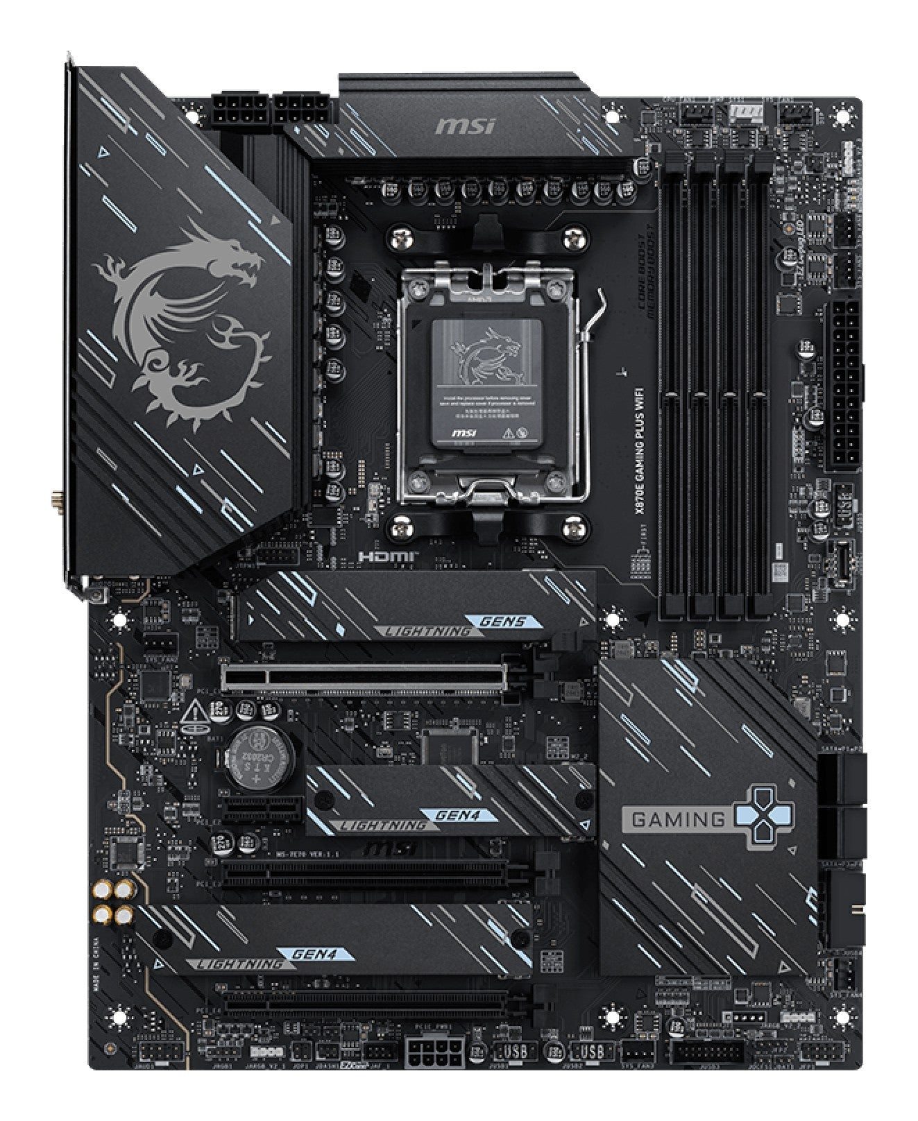 MSI X870E GAMING PLUS WIFI - ATX - Mainboard