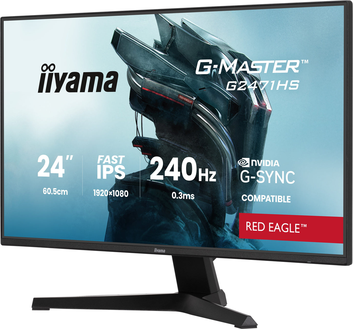 Iiyama G - Master G2471HS - B1 24" Fast - IPS - 60,5 cm - Monitor